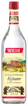 Weis Schwarzwälder klarer Kräuter Spirituose 40 % vol. Literflasche